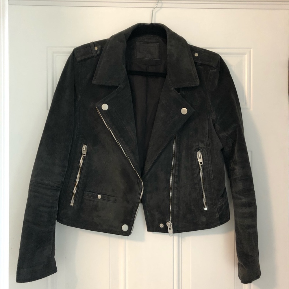 Sl8 suede Moto jacket